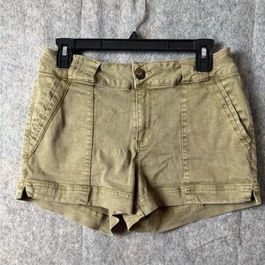BKE Women Size‎ 27 Payton Stretch  Mid Rise Mose Color Shorts